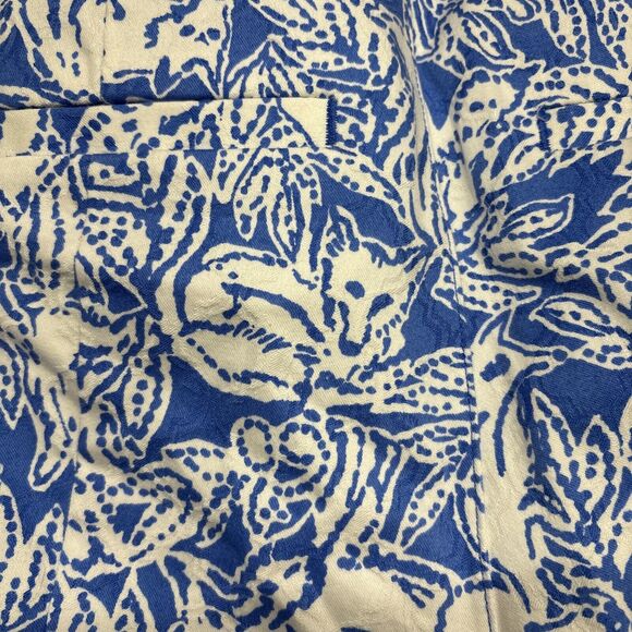 Womens Size 6 Lilly Pulitzer Kelly Skinny Fox Print Pants EUC - Picture 6 of 7